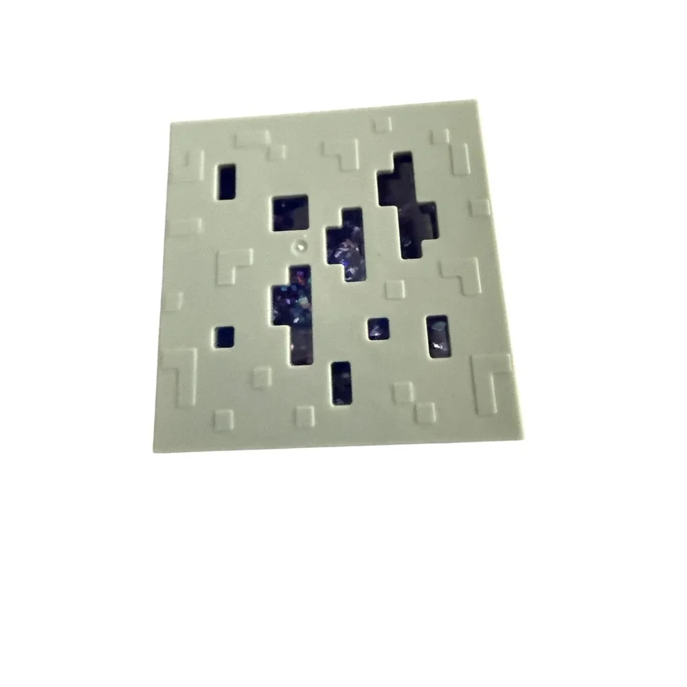 Just Toys Intl Minecraft Jelly Cubes Toy Kids Gray Purple New Squishy Fidget‎